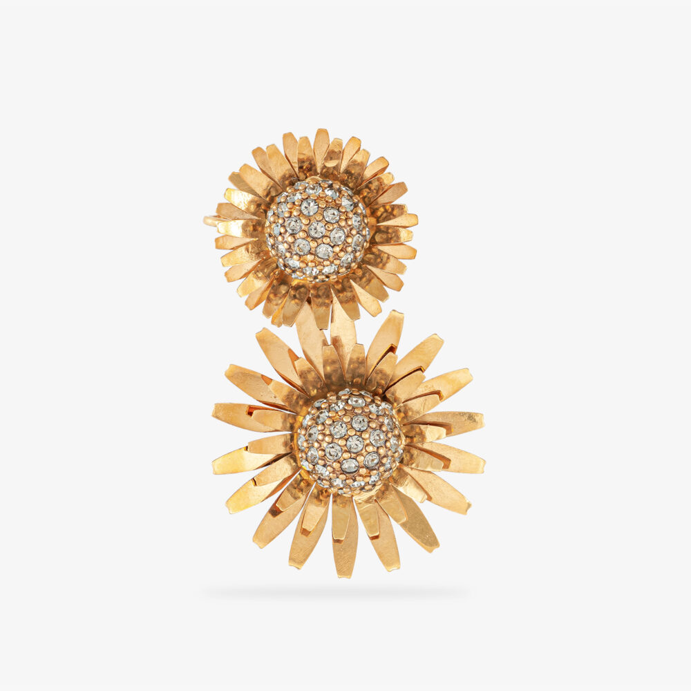 Brinco Ear Cuff -035 Ouro Black - Ser Jardim