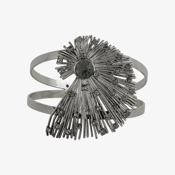 Bracelete - 016 Ouro Branco Black Pequeno - Iluminar