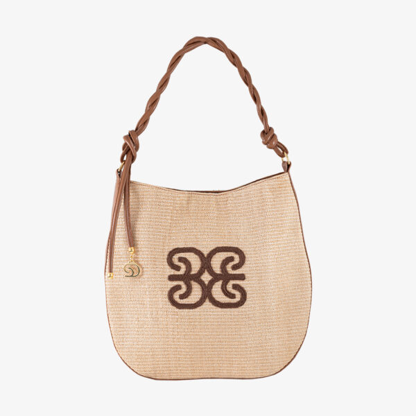Bag - 013 Palha Tramado - Slim Carmel - Bag SD