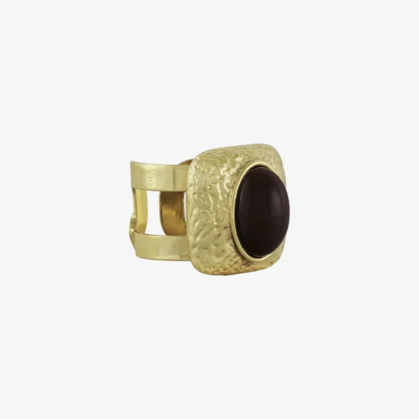Anel Regulável - 003 Ouro Vintage Trufa Pequeno - Horizontes