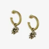 Argola - 005 Ouro Vintage Black Médio - Essência