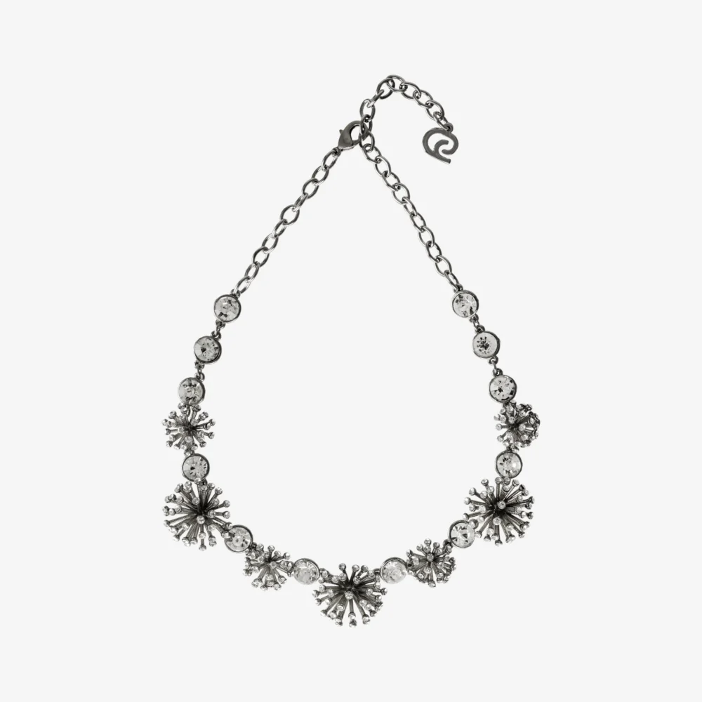 Colar - 002 Ouro Branco Cristal - Essência