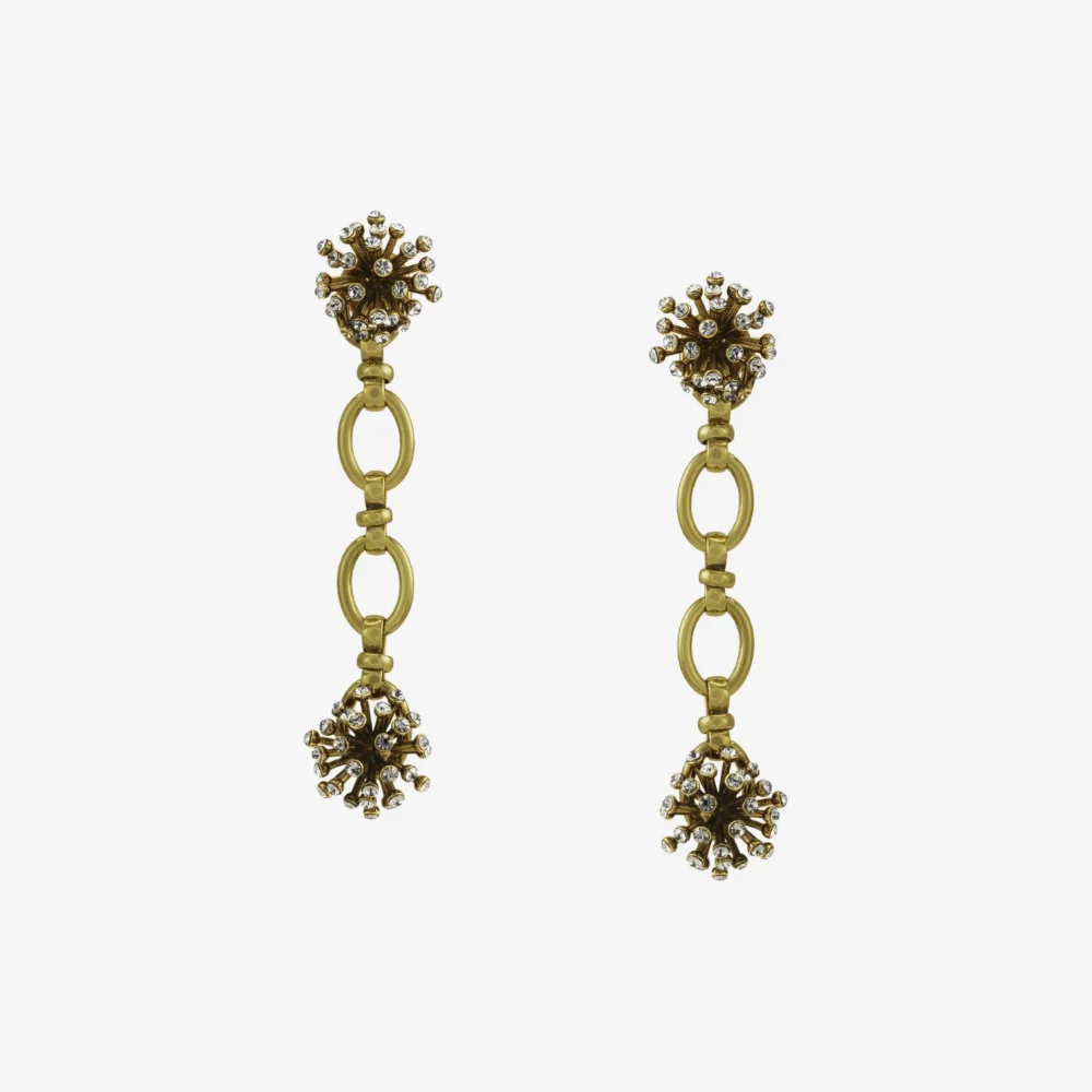 Brinco - 016 Ouro Vintage Black Longo - Essência