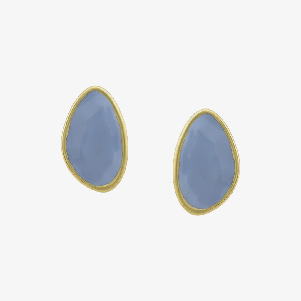 Brinco - 031 Ouro Vintage Blue Médio - Criart