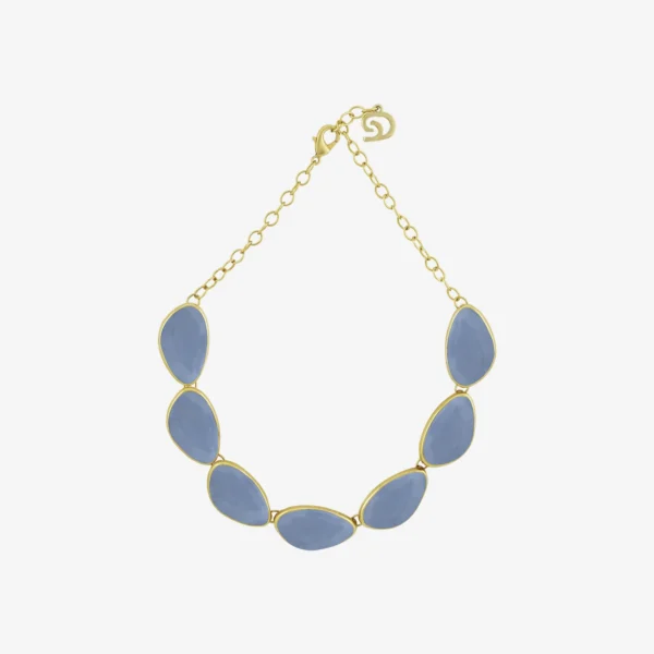 Colar - 050 Ouro  Vintage Blue - Criart