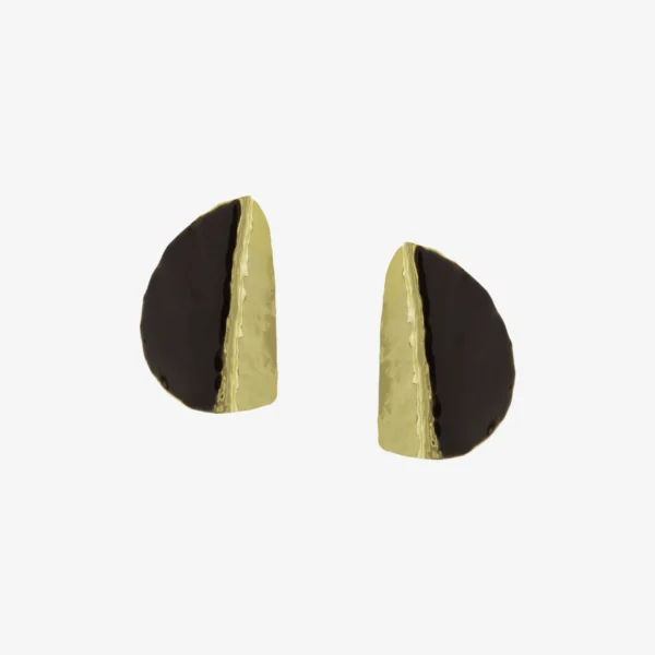 Brinco 001 - Ouro Vintage Trufa - A vida é bela