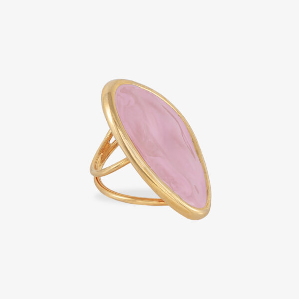 Anel Regulável - 008 Ouro Vintage Rosa Ballet - Médio - Criart