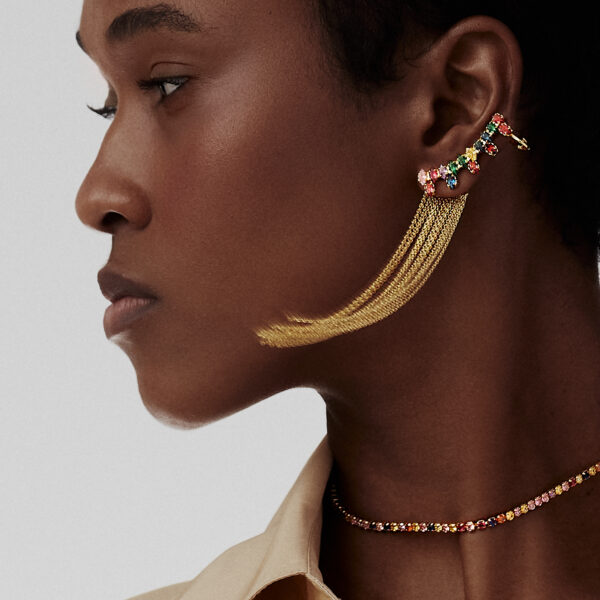 Brinco Ear Cuff - 108 Ouro Colors - Fases