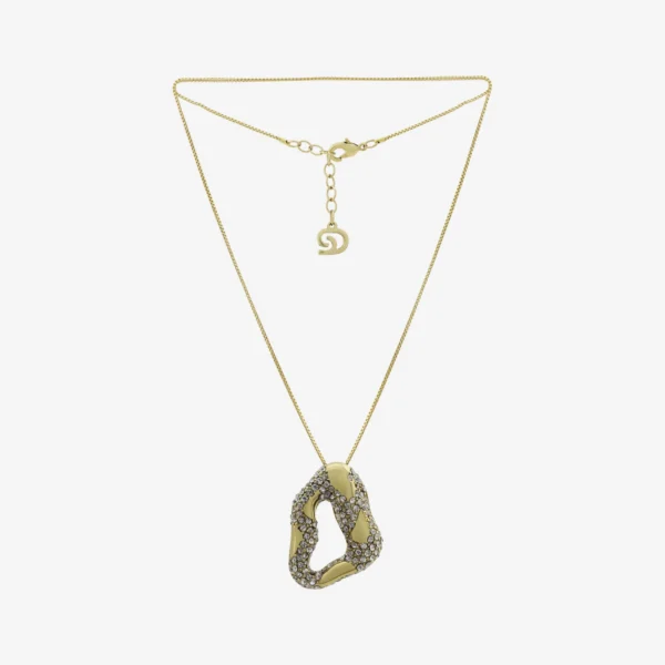 Colar - 014 Dourado Vintage Grande - Felina