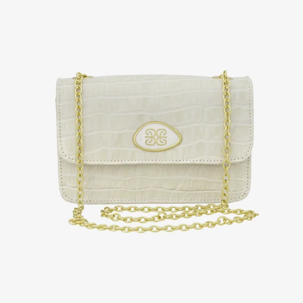 Bag - 017 Couro Croco - Tampo Aperol - Bags SD