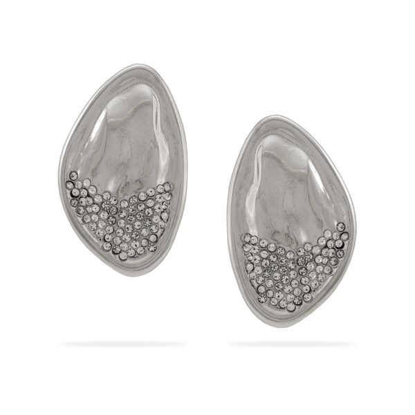 Brinco Ouro Branco - 007 Cristal Médio - Criart