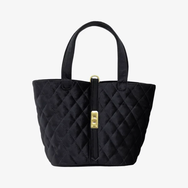 Bolsa Antônia Veludo Preto - 039