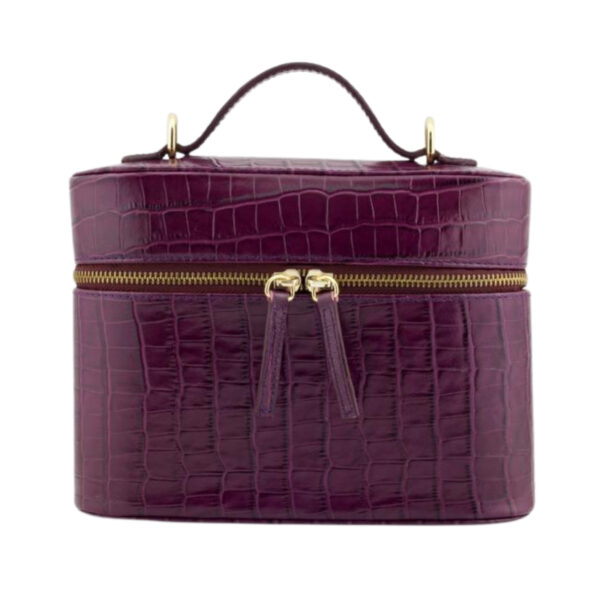 Bolsa Silvia Cr Wax Purpura - 050