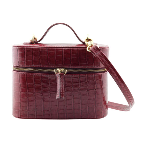 Bolsa Silvia Cr Wax Malbec - 050