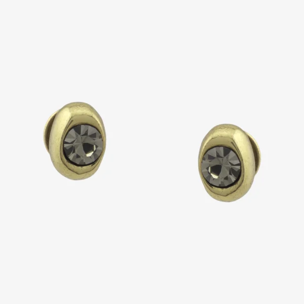 Brinco Família Amore Pequeno Dourado Black - 046