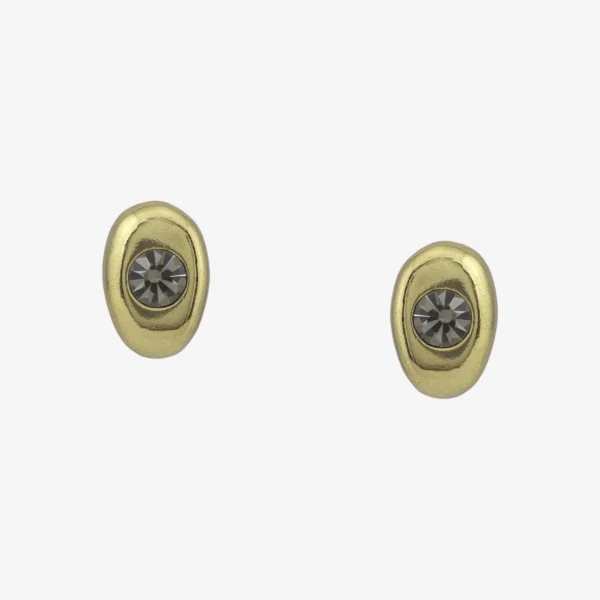 Brinco Família Amore Grande Dourado Black - 048