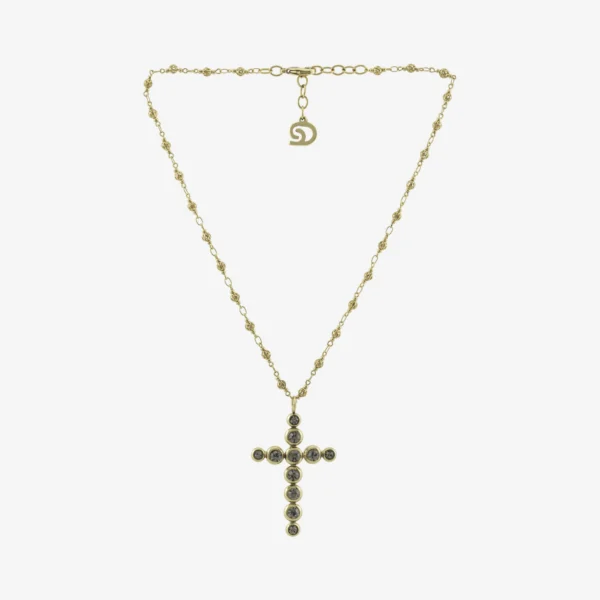 Colar Família Amore Dourado Black - 032