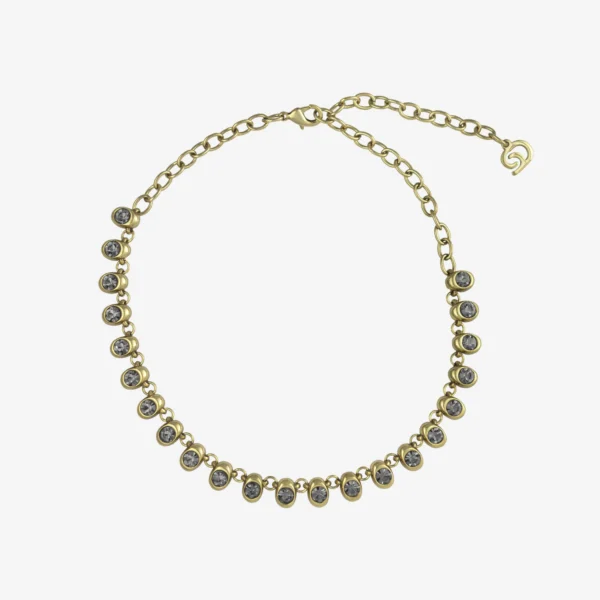 Colar Família Amore Dourado Black M - 027