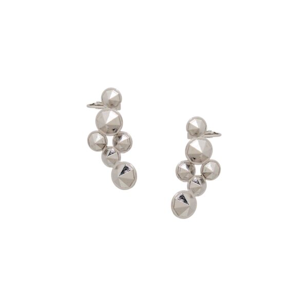 Brinco Earcuff - Ouro Branco - Spike