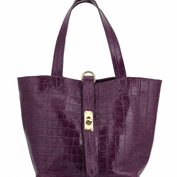 Bolsa Antônia Cr Wax Purpura - 049