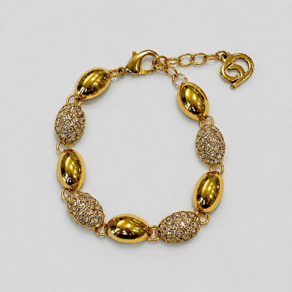 Pulseira Família Fiori Dourado Black - 003