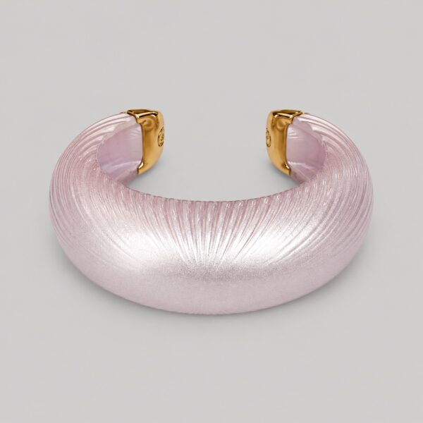Pulseira Família Fiori Dourado Blush Perola - 004
