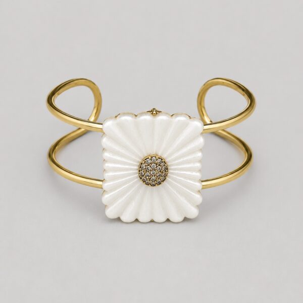 Pulseira Família Fiore Dourado Porcelana - 001