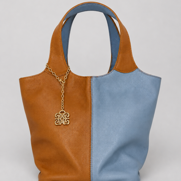 Bolsa Fly Caramelo/Blu - 013